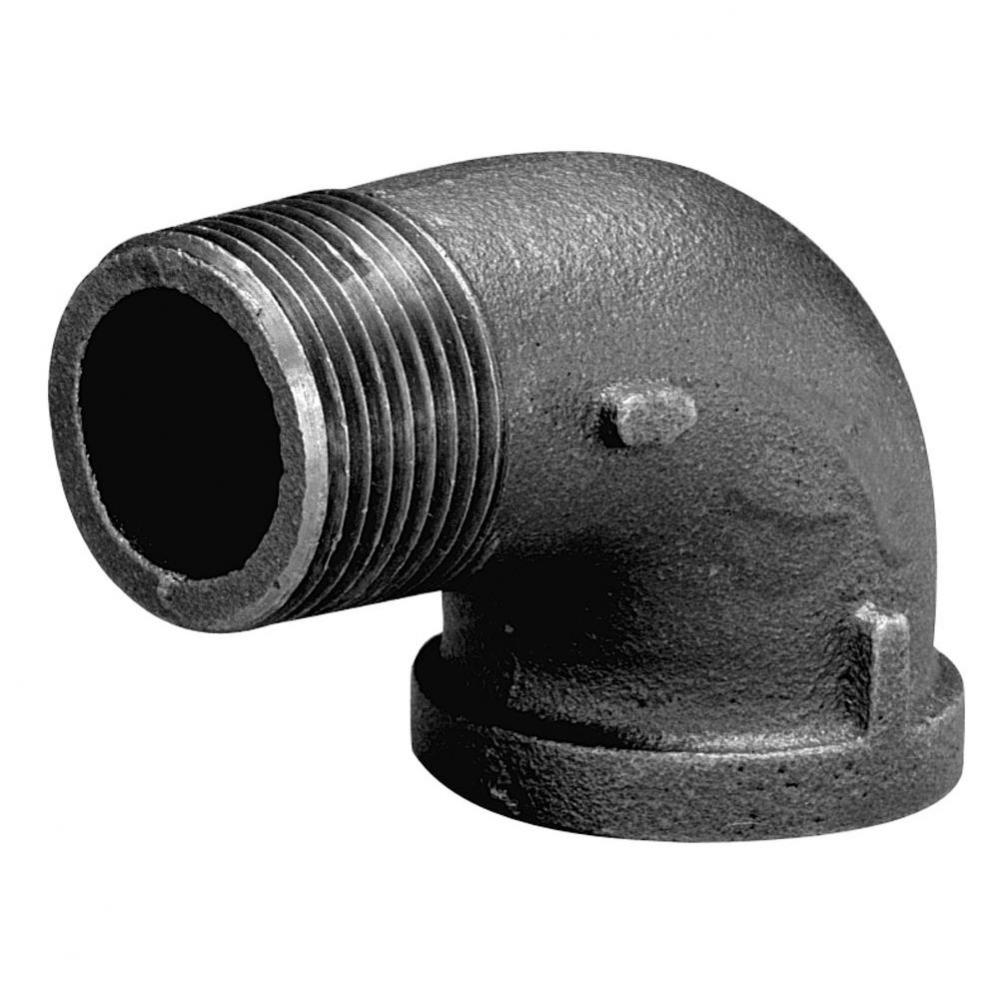 2'' Blk Mall 90 St Elbow