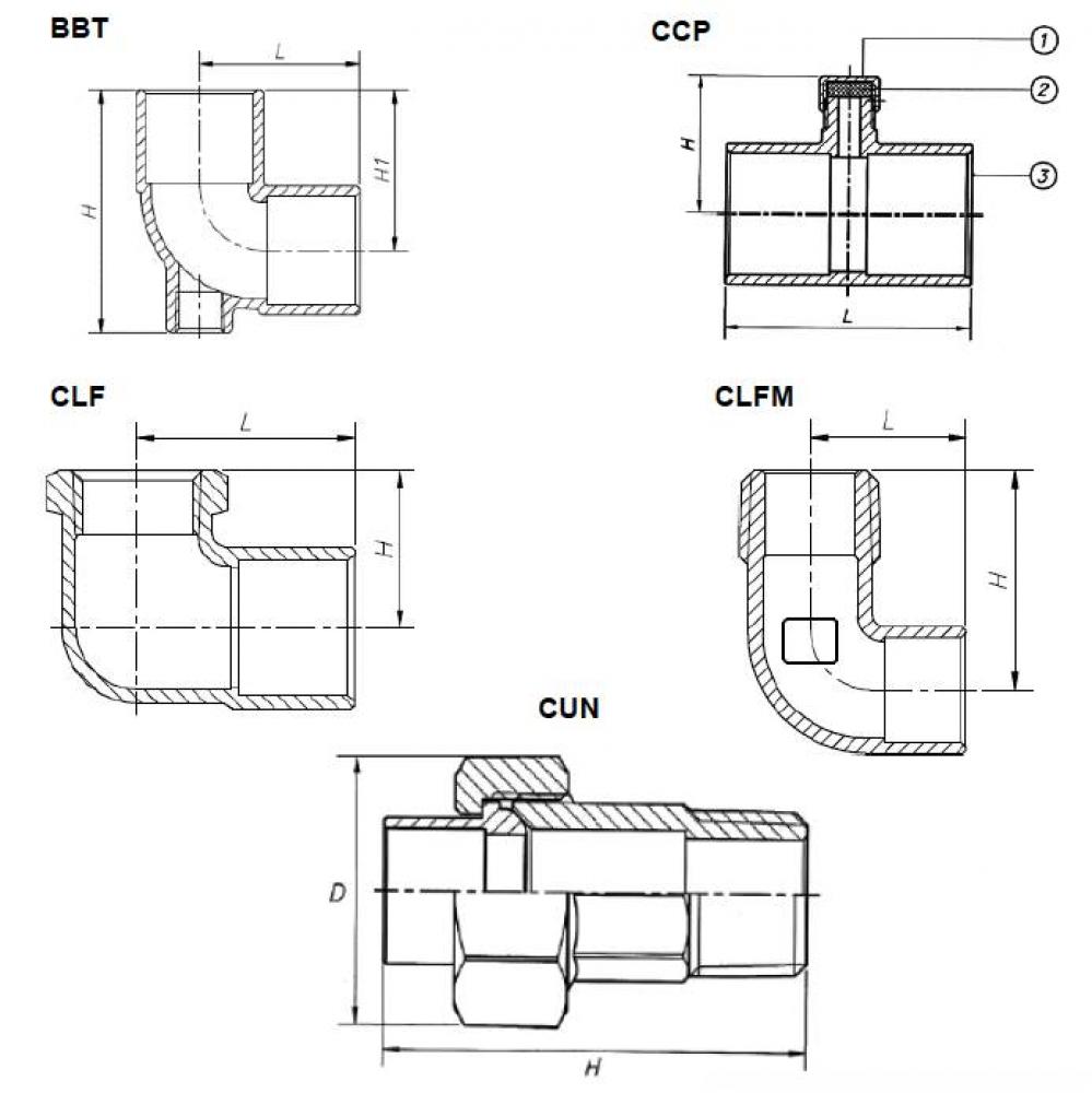 1/2''CC DRAIN COUPLING WITH WEEP CAP