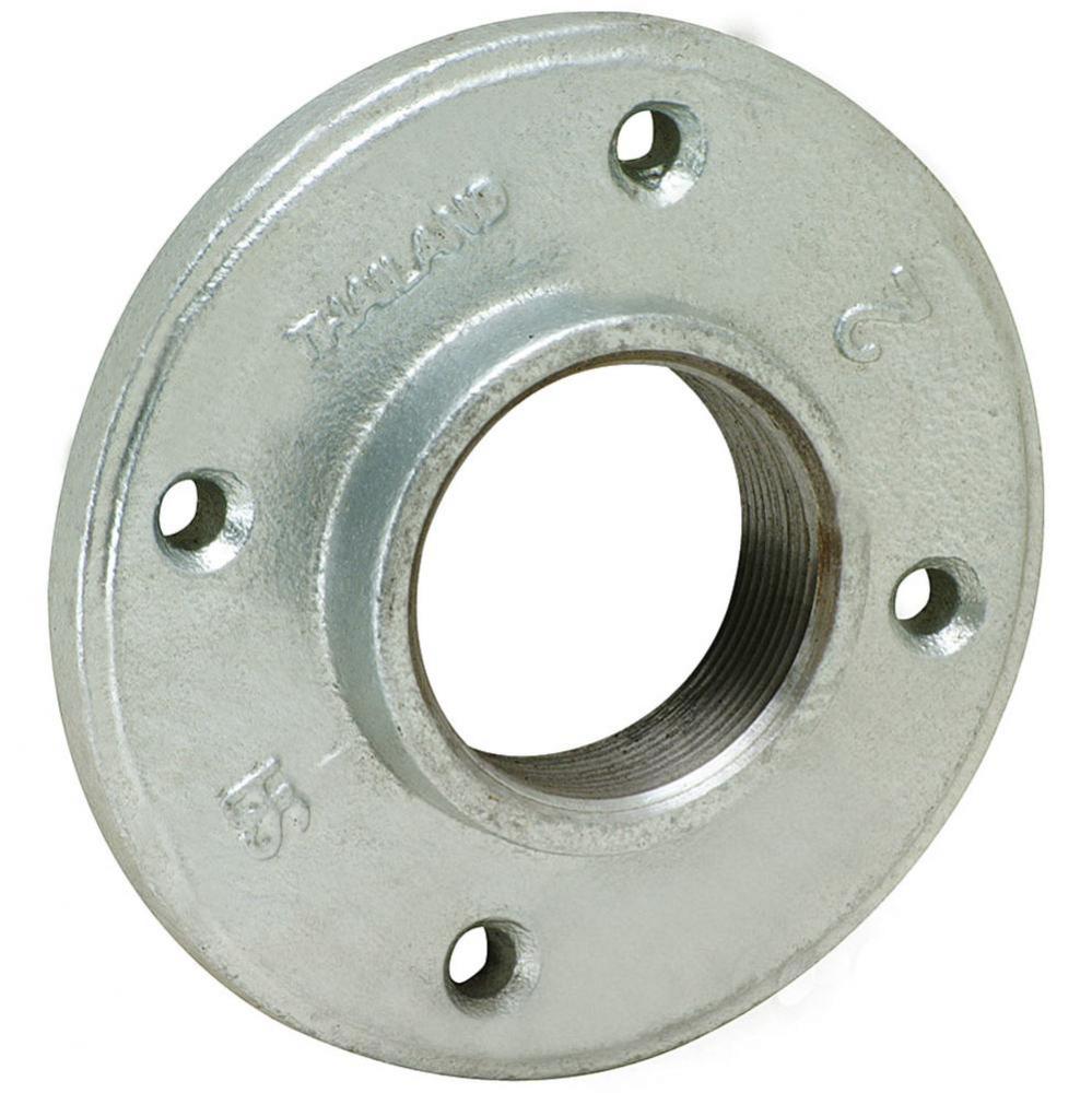 1-1/2'' Brcd Mall Galv Flr Flng