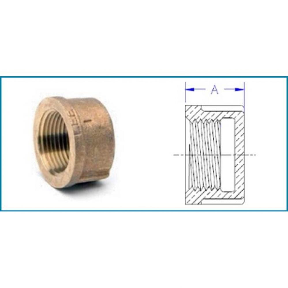 1-1/4'' Lead Free Domestic Brass Cap