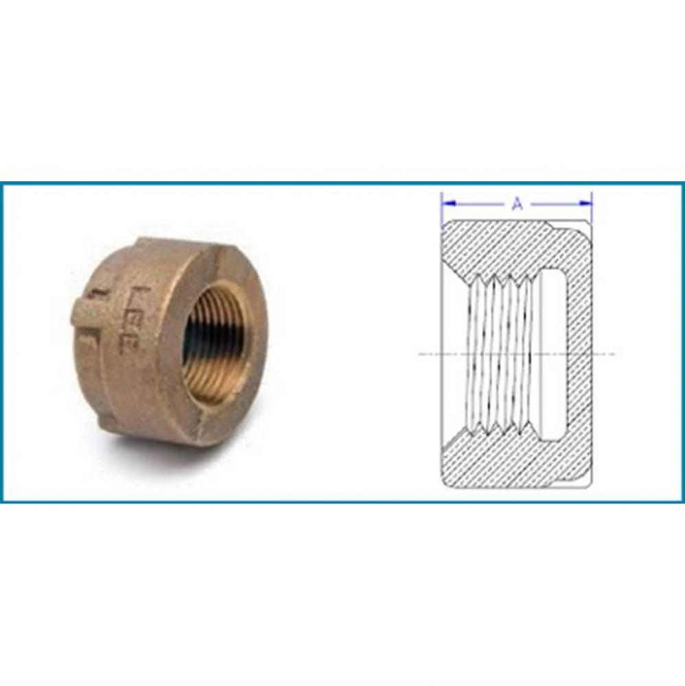 3/4'' Xh Brass Cap