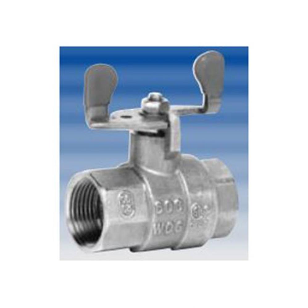 1''Cc Ball Valve W/Stainless Steel