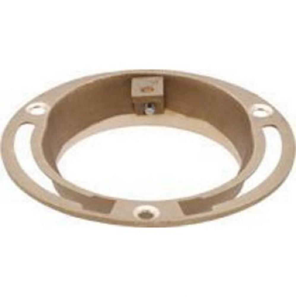 4 Offset Brass Closet Flange