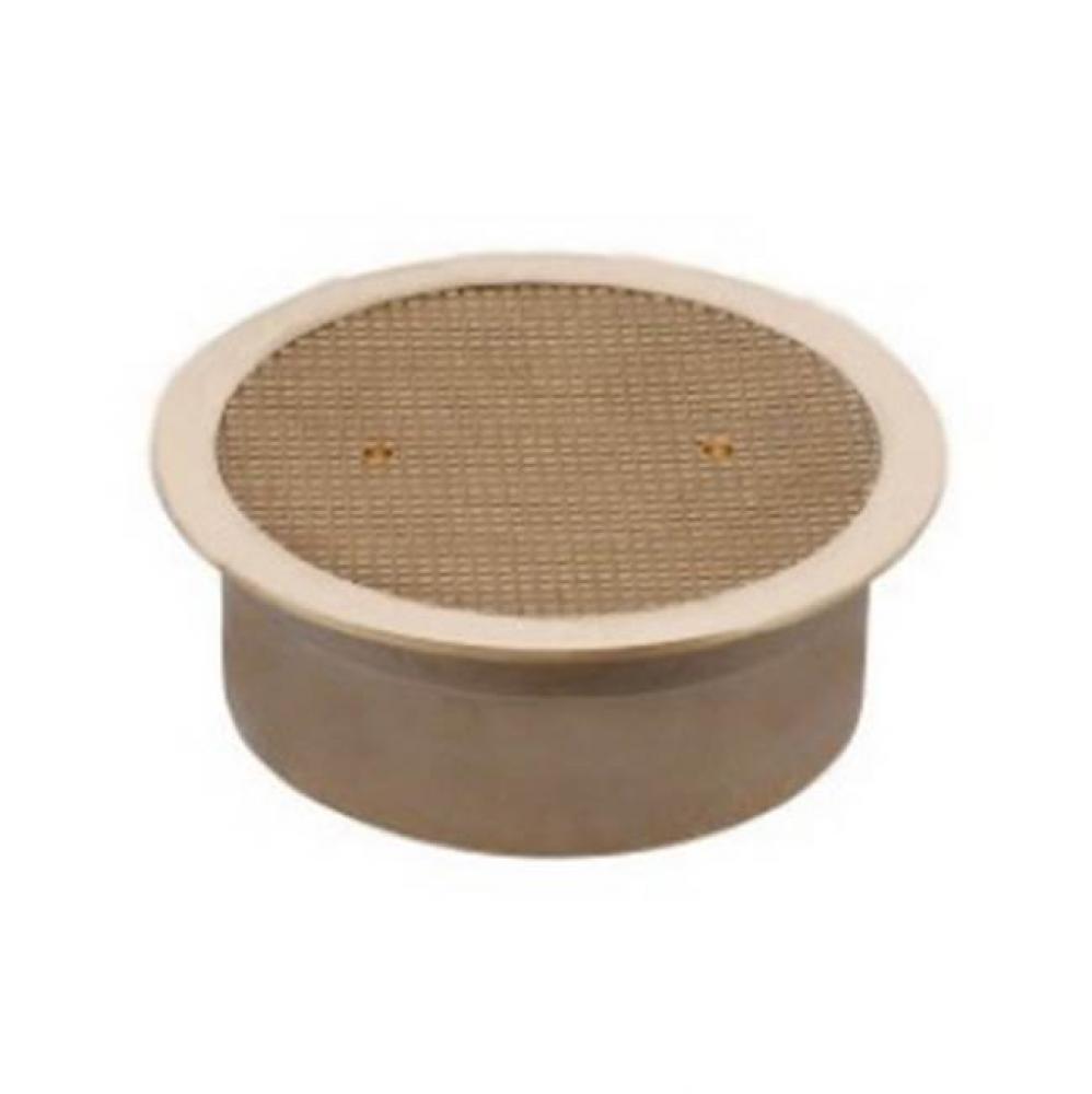 3'' Cast Brass Deck Plate Cleanout