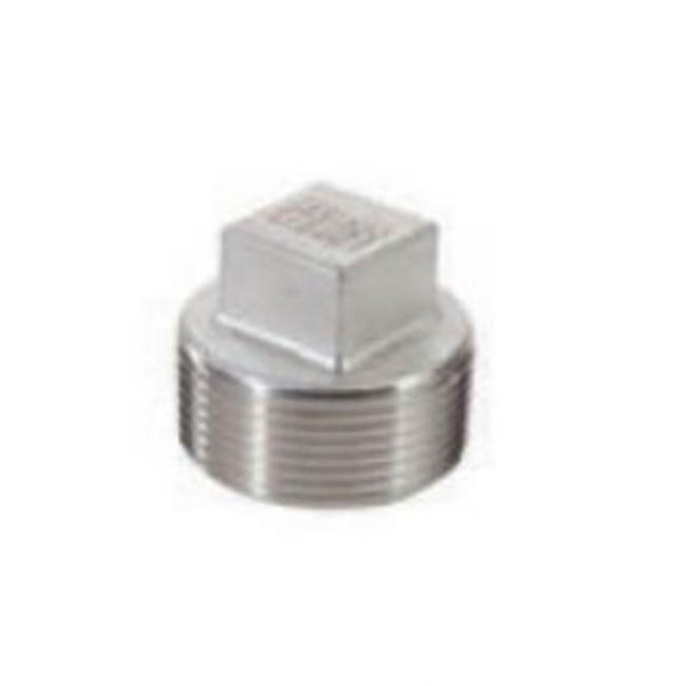 2-1/2'' 316Ss Thrd Sq Hd Plug Class 150