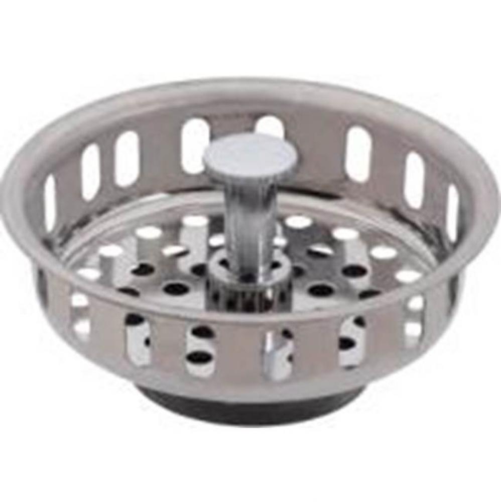 STRAINER INSERT-SOLID METAL POST RUBBER SEAT. FITS SS-100 and SS-111