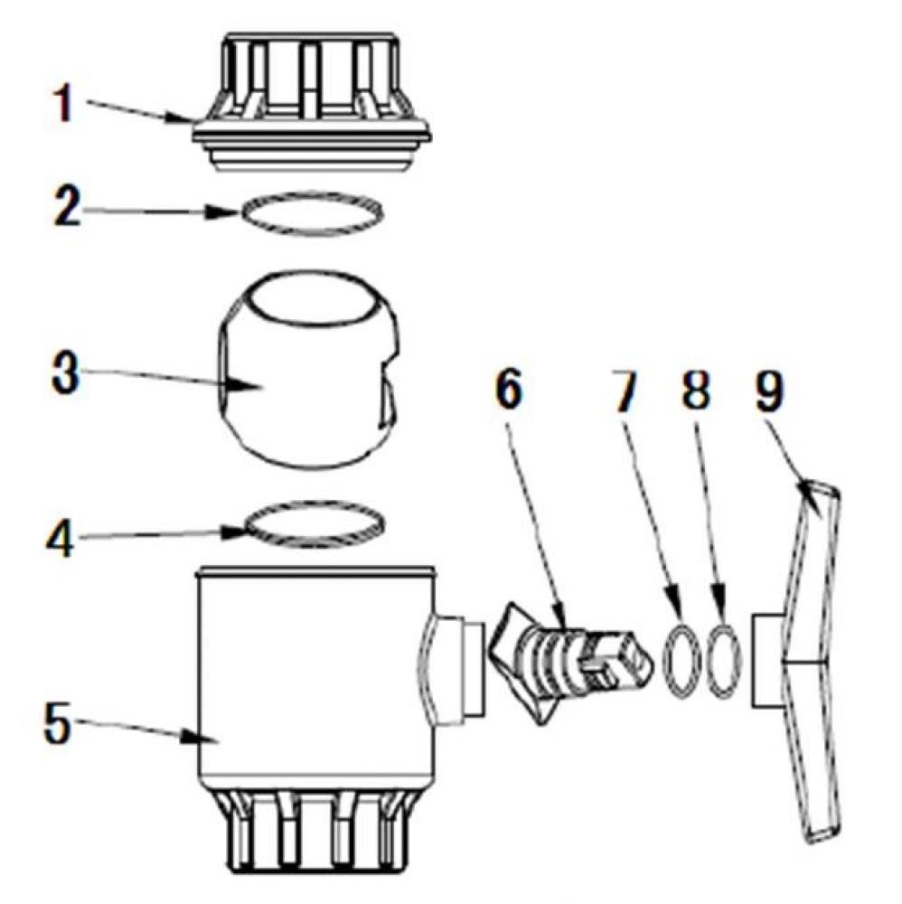4'' Sch 80 Pvc B.V. Thread