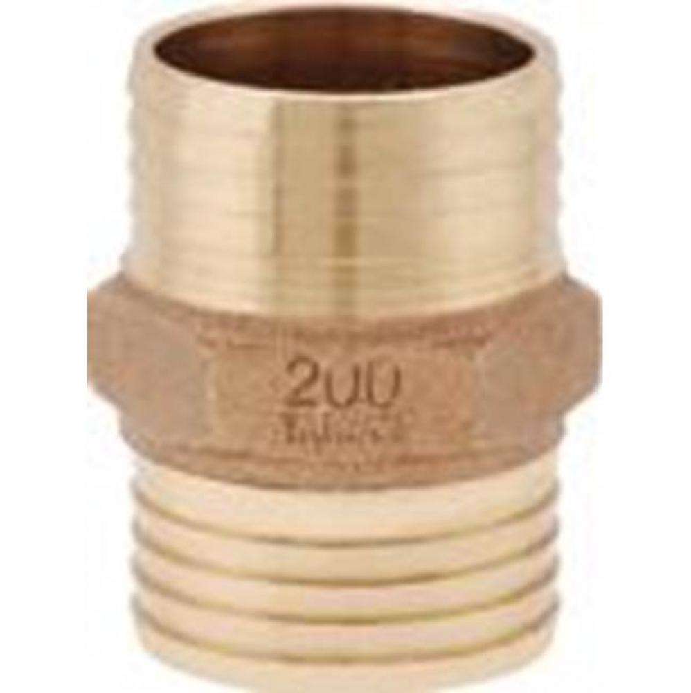 Lead Free 2'' Brass Insert Coupling