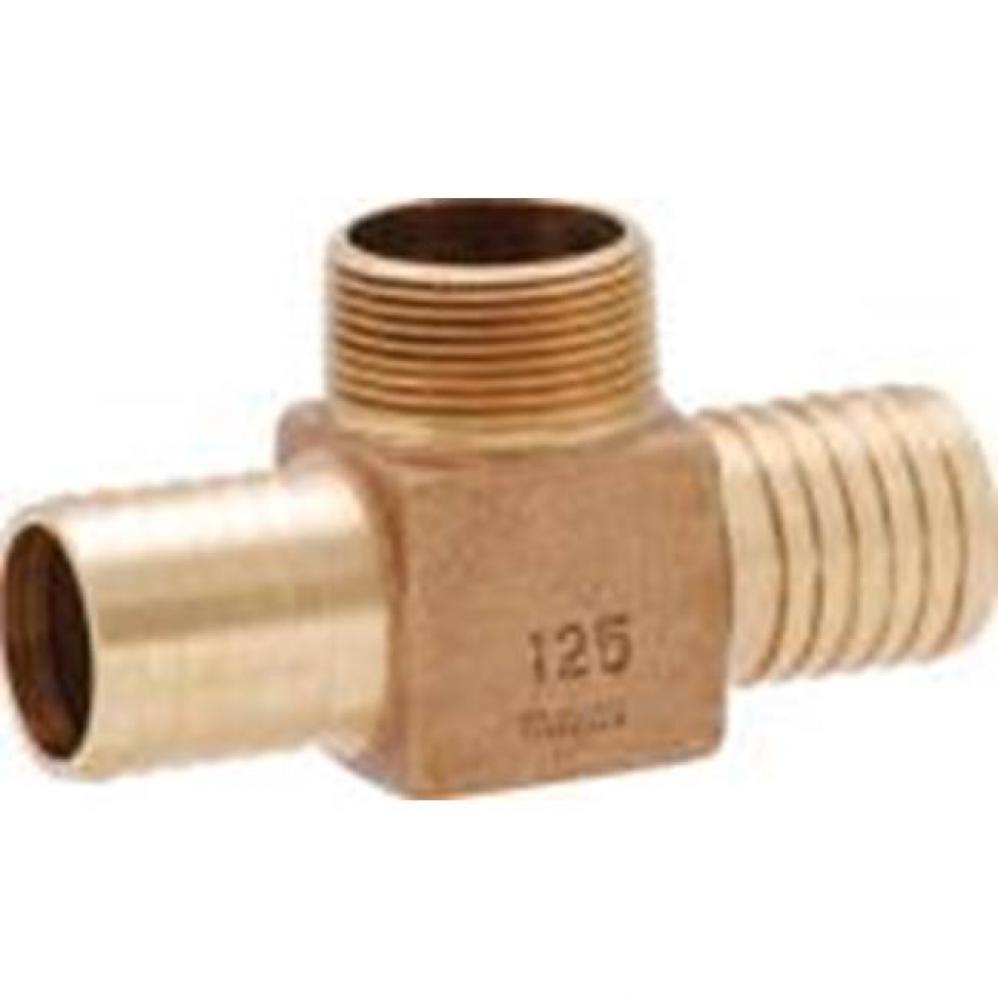 Lead Free 1-1/4'' Brass Hydrant Tee