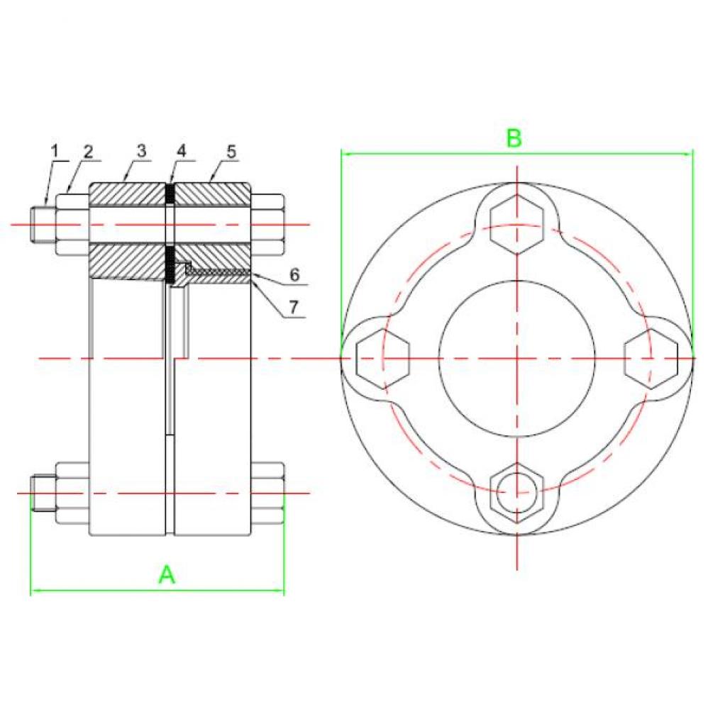 Lead Free 3'' Flg Fip X Swt