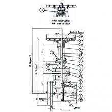 Matco Norca 105U09 - 2-1/2'' Ul/Fm Flged Ci G/V Os and Y