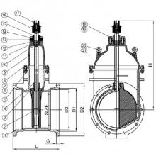 Matco Norca 225M19 - 18'' Mj Di G/V Nrs, R/W Awwa C515