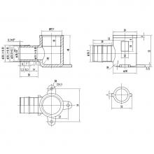 Matco Norca PXCELD0505LF - 1'' Lead Free F1960 Pex X 1'' Fpt