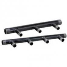 Matco Norca BH4Z060405 - Boiler Header 4 Zone 1-1/4'' X 3/4''   3 Zone X 1'' 24'' L