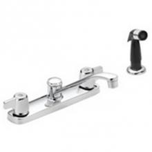 Matco Norca Cl-240C - 8''Deck Fct-Washerless-Metal Handles W/Spray-Euro Design