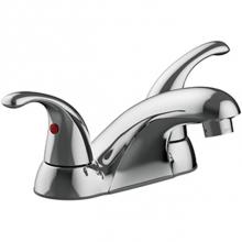 Matco Norca LV-400CL - Two Handle 4'' Centerset Lavatory Faucet, Quick Mount Installation, Less Pop-Up, Ceramic