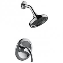 Matco Norca LV-720CJP - Single Handle Shower Trim Only, 6'' Showerhead, Job Pack, 1.8 Gpm, Chrome