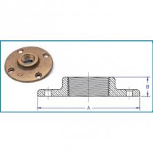 Matco Norca DB-FF02LF - 3/8'' Lead Free Domestic Brass Floor Flange