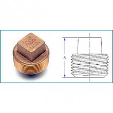 Matco Norca DB-PLS07LF - 1-1/2'' Brass Plug Solid