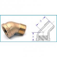 Matco Norca DB-ST4505LF - 1'' Brass Street Elbow 45