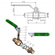 Matco Norca 754PX07LF - Lead Free 1-1/2'' Pex X 1-1/2'' Pex