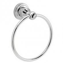 Matco Norca Pa-Trc - 7'' Round Chrome Plated Towel Ring
