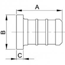 Matco Norca PPSUTP05 - 1'' PEX TEST PLUG POLY PEX