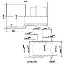 Matco Norca PXCEFAC0505LF - 1'' Sweat X 1'' Lead Free F1960 Pex