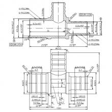 Matco Norca PXRT040303LF - 3/4'' Barb X 1/2'' Barb X 1/2'' Barb