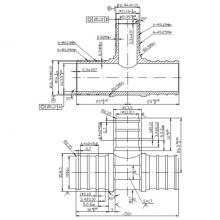 Matco Norca PXRT040403LF - 3/4'' Barb X 3/4'' Barb X 1/2'' Barb