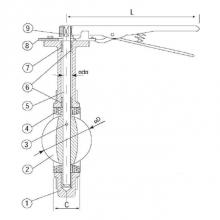 Matco Norca B6-LGL2 - 2'' Ci Bfv Lug/Lever/Ductile