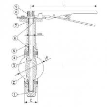 Matco Norca B6-RLO2 - 2'' Ci Bfv Wafer/Lever/Ductile