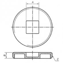 Matco Norca CPC-800 - 8'' Brs Trap Plg C-Sunk Hd