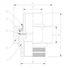 Matco Norca DUN-7559LF - Lead Free 3/4'' Fip X 1/2'' Swt