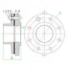 Matco Norca DUN-1111LF - Lead Free 4'' Flg Fip X Swt