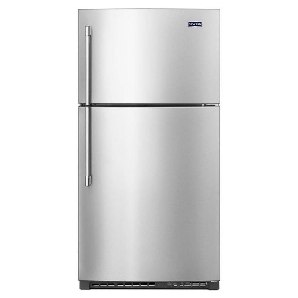 33-Inch Wide Top Freezer Refrigerator with EvenAir? Cooling Tower- 21 Cu. Ft.