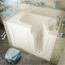 Meditub 2952RBS - MediTub Walk-In 29 x 52 Right Drain Biscuit Soaking Walk-In Bathtub
