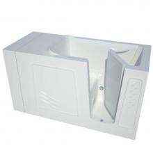 Meditub 3060WIRWS - MediTub Walk-In 30 x 60 Right Drain White Soaking Walk-In Bathtub
