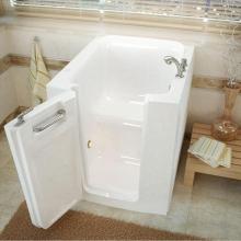Meditub 3238LWS - MediTub Walk-In 32 x 38 Left Door White Soaking Walk-In Bathtub