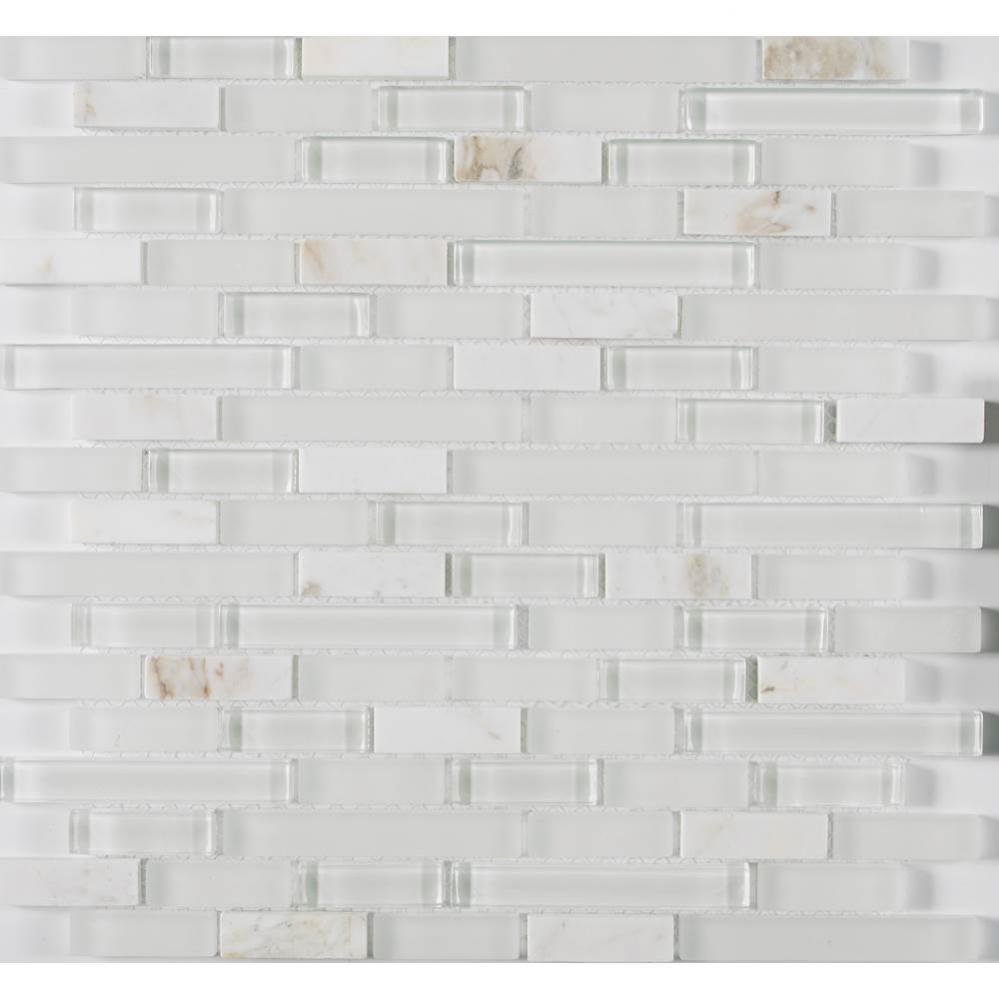 G-103 Vetro Marmi Carrara Mixed Brick