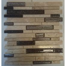 Merola Tile GVCRSBRCKBG - G-902 Cristallo Staggerd Beige 1.08sf/sh