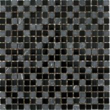 Merola Tile GVEMA5858BK - G-283 Vetro Marmi Black 5/8x5/8  11sf/cs