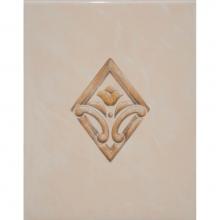 Merola Tile TPERL0810BGDE - Perla Beige 8x10 Deco