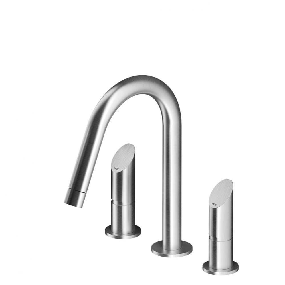 3 hole mixer - spout R70 - no waste -Matte