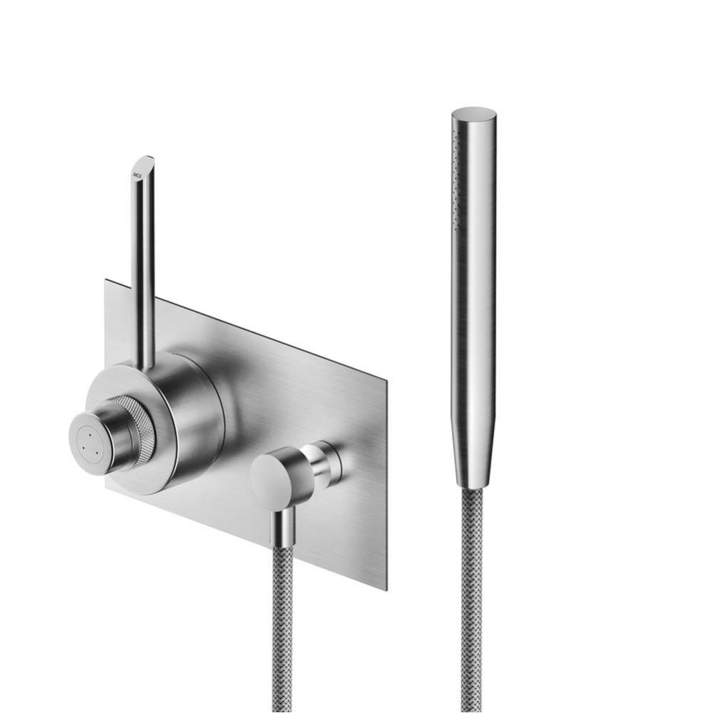 Built in Thermostatic shower with hand shower - Polished