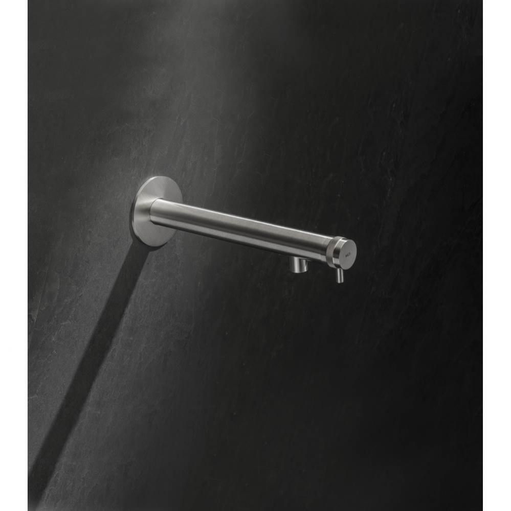 Single Lever Mixer wall mounted L260 - no waste  - Rose Gold Matte (solo trim) Knurled handle