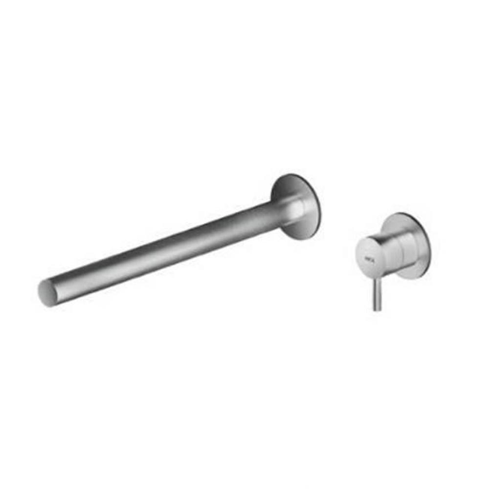 2 hole wall mounted mixer - no waste - Matte Titanium