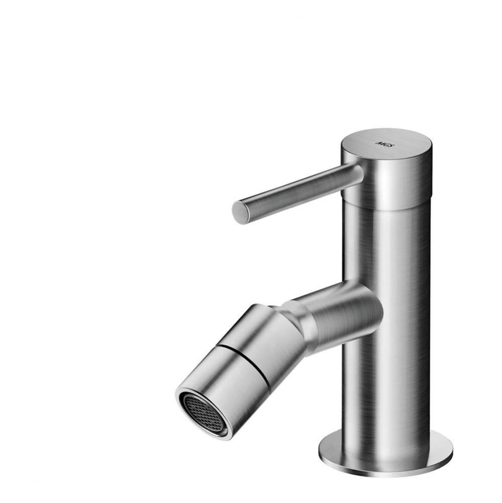 Single Lever Mixer for Bidet swivel spout - no waste - Polished