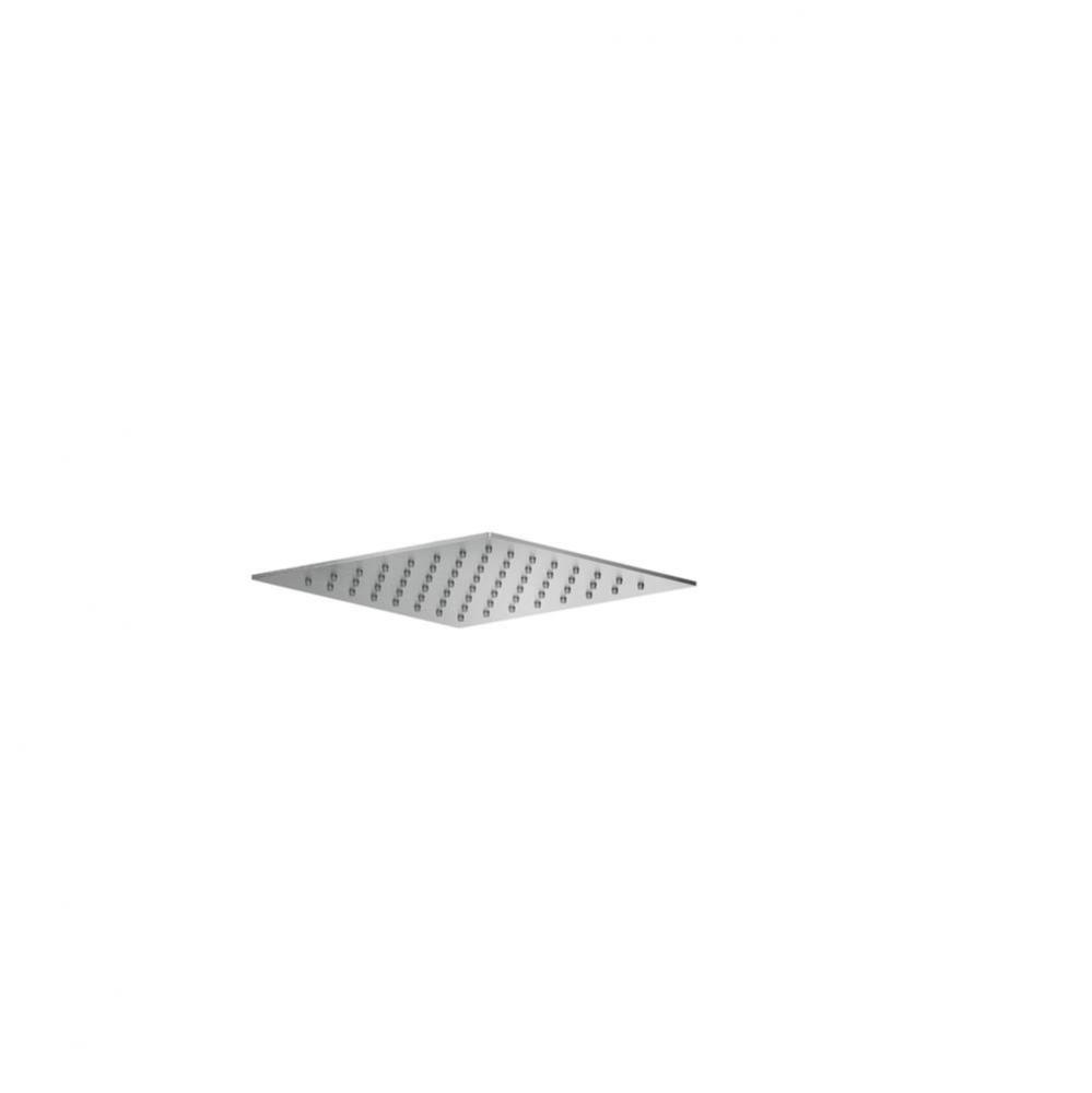 Rain Shower head 200x200 - 15 mm thick - Full stainless steel Matte