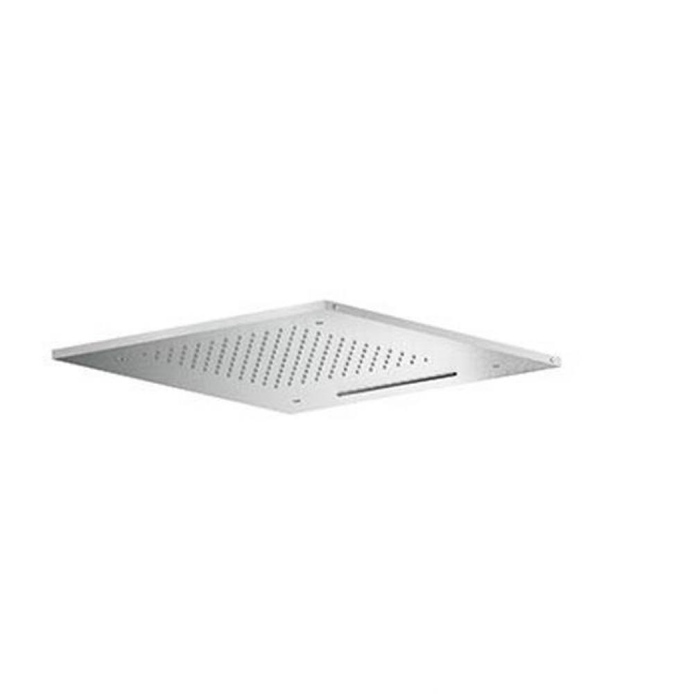 Ceiling mounted shower head : Rain - waterfall - Matte